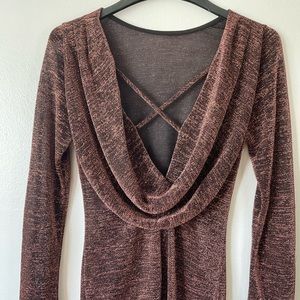 Cross Back Mini Dress